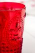 Akrilik Kırmızı 6'lı Kısa Bardak & Su Meşrubat Kahve Yanı Bardağı 400 ml ( Cam Değildir )
