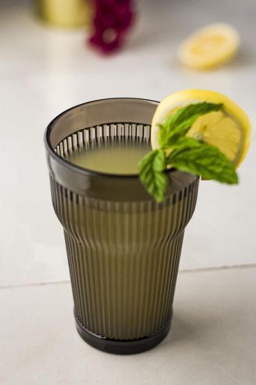 Akrilik Füme Tekli Uzun Bardak & Su Meşrubat Bardağı 400 ml ( Cam Değildir )