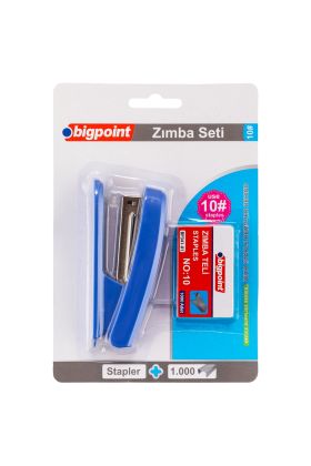 Bigpoint Zımba Makinesi Seti No:10 Mavi