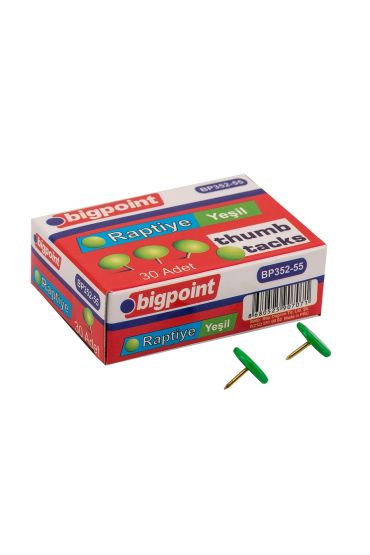 Bigpoint Renkli Raptiye Yeşil 10'lu Kutu