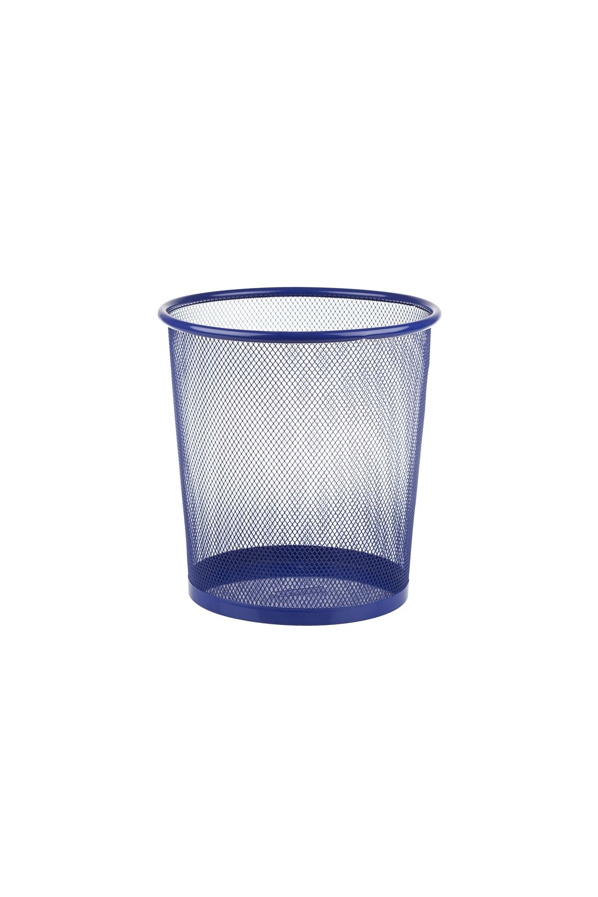 Bigpoint Metal Perfore Çöp Kovası Orta Mavi