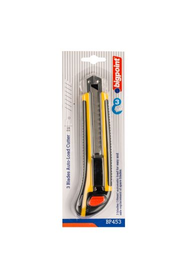 Bigpoint Maket Bıçağı Geniş Soft 3 Yedekli 12'li Kutu