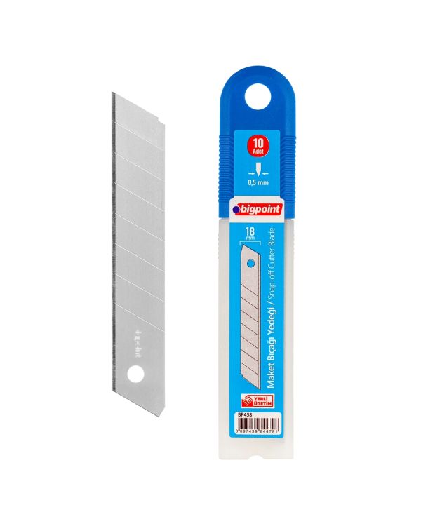 Bigpoint Maket Bıçağı Yedeği Geniş (18mm) 10'lu Kutu