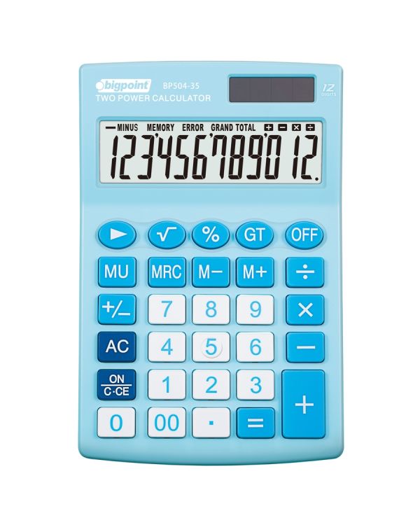 Bigpoint Hesap Makinesi 12 Hane Mavi