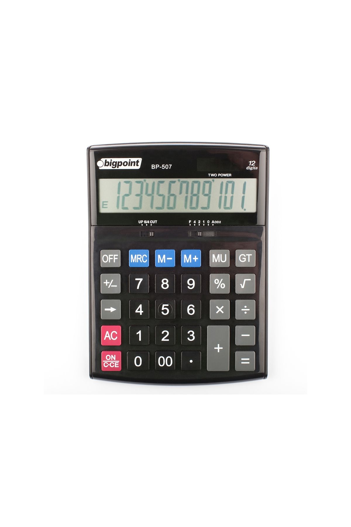 Bigpoint Hesap Makinesi 12 Hane Siyah