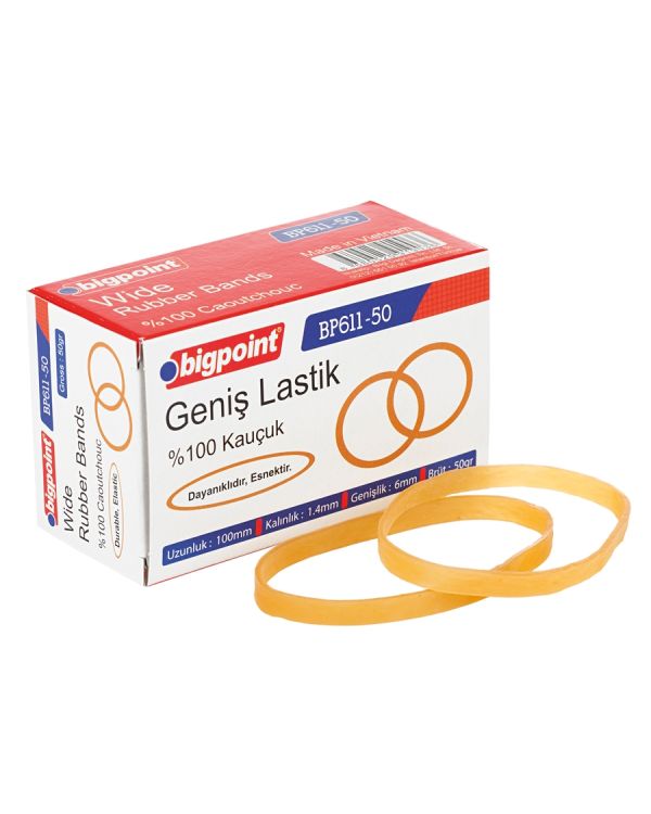 Bigpoint Geniş Ambalaj Lastiği 50 Gram %100 Kauçuk