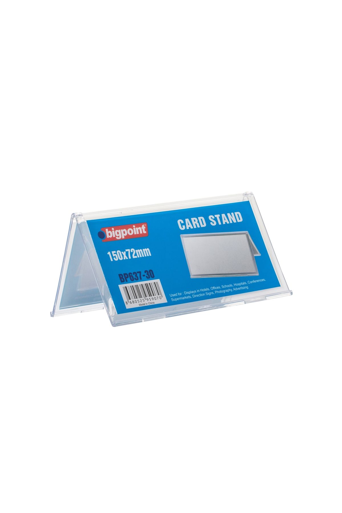Bigpoint Kart Standı Çift Taraflı 150x72mm