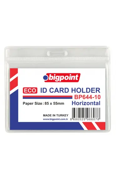 Bigpoint Eco Kart Poşeti Yatay 85x55mm 100'lü Poşet