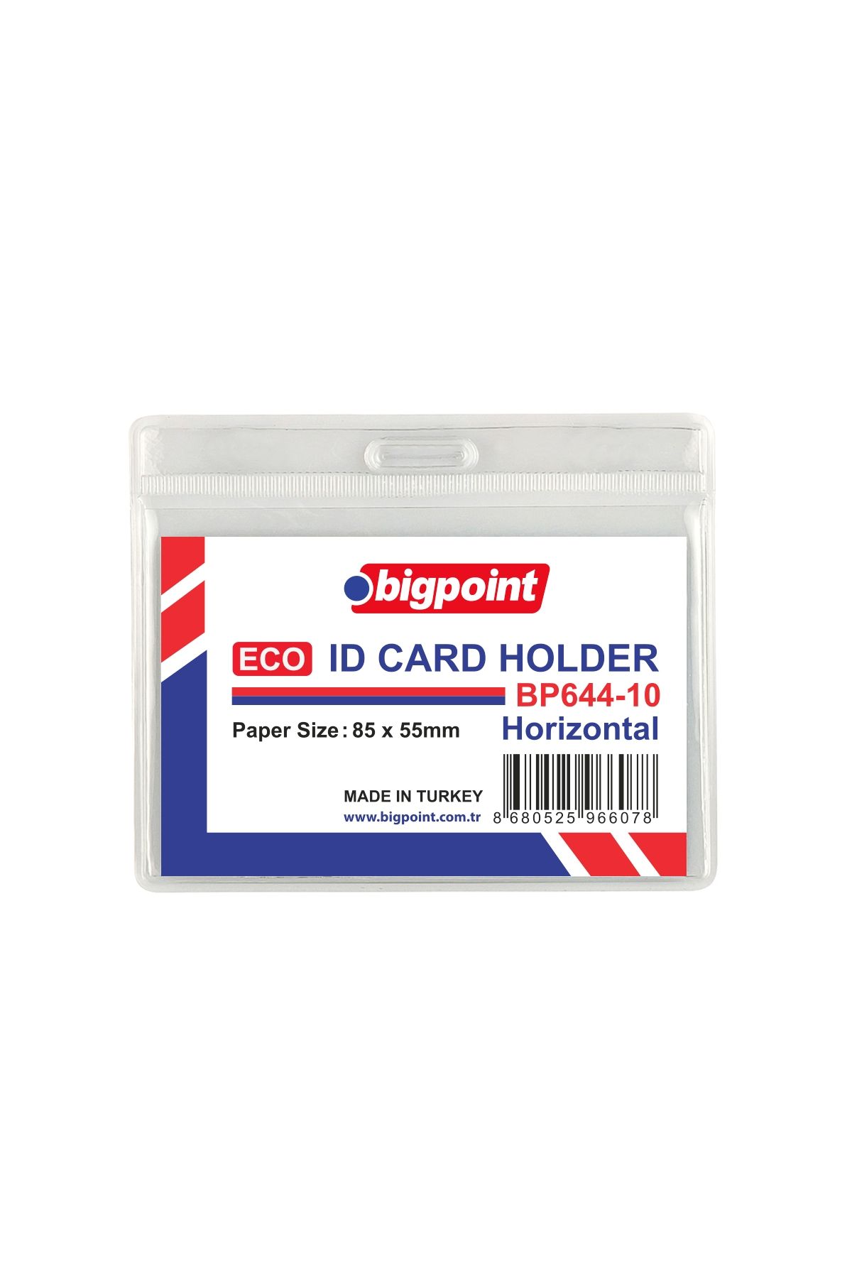 Bigpoint Eco Kart Poşeti Yatay 85x55mm 100'lü Poşet