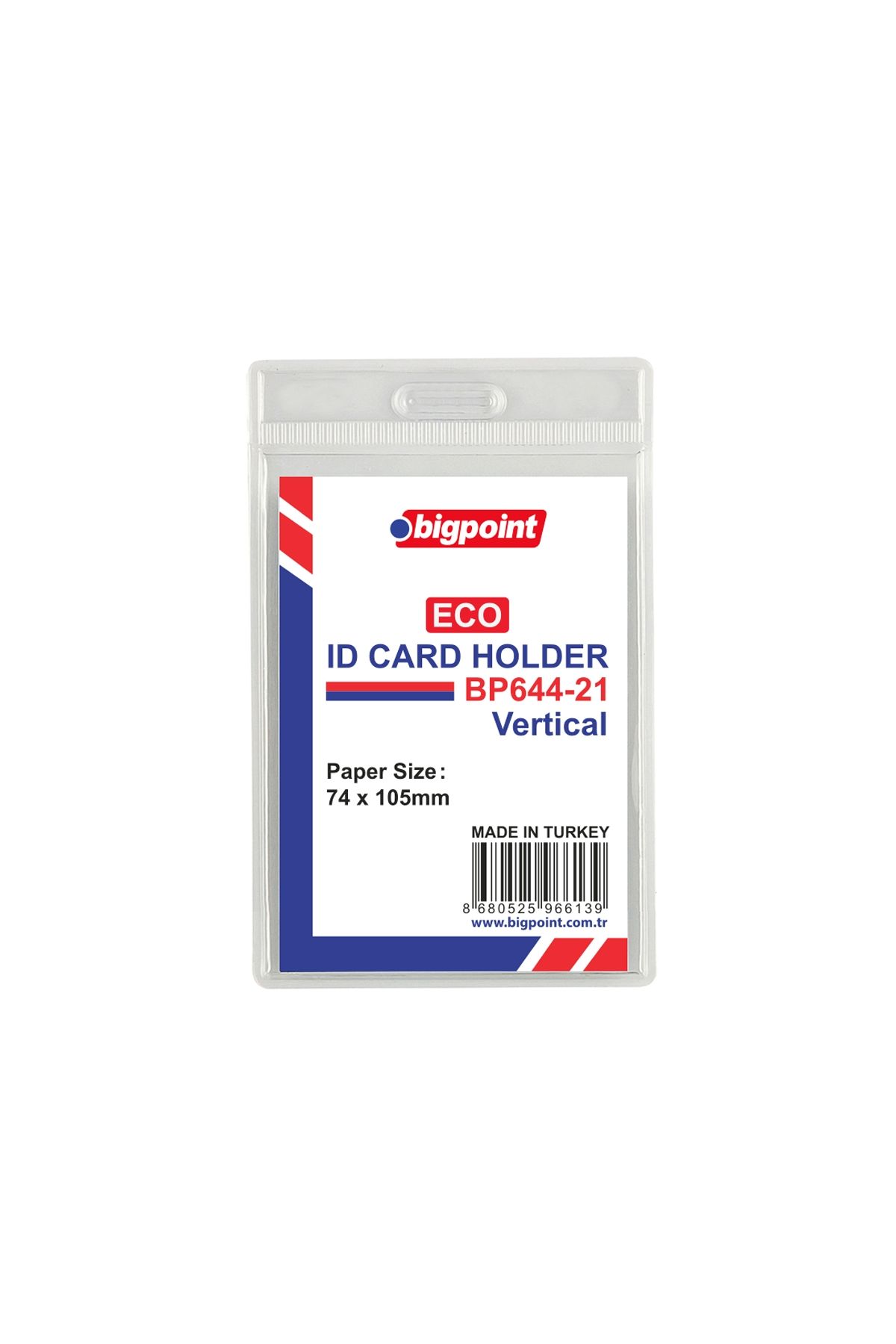 Bigpoint Eco Kart Poşeti Dikey 74x105mm 100'lü Poşet