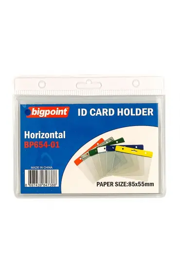 Bigpoint Kart Poşeti Yatay Beyaz 85x55mm 10'lu Poşet