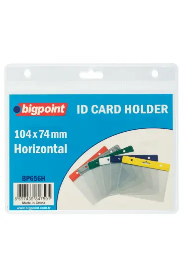 Bigpoint Kart Poşeti Yatay Şeffaf 105x74mm 10'lu Poşet