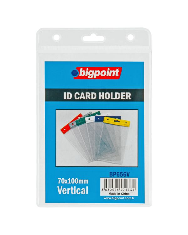 Bigpoint Kart Poşeti Dikey Şeffaf 74x105mm 10'lu Poşet