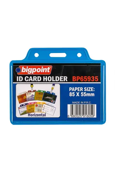 Bigpoint Kart Poşeti Yatay Mavi 85x55mm 100'lü Poşet