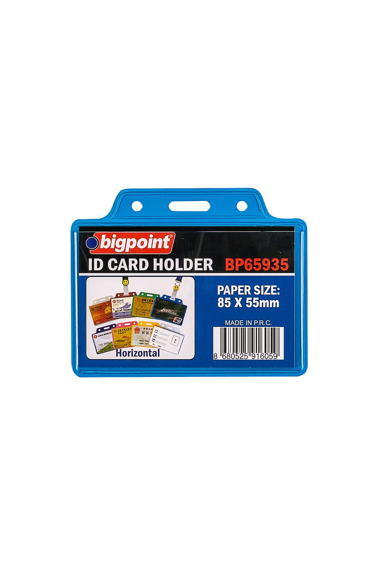 Bigpoint Kart Poşeti Yatay Mavi 85x55mm 100'lü Poşet