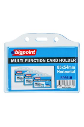 Bigpoint Çok Amaçlı Kart Kabı Yatay 85x54mm 10'lu Poşet