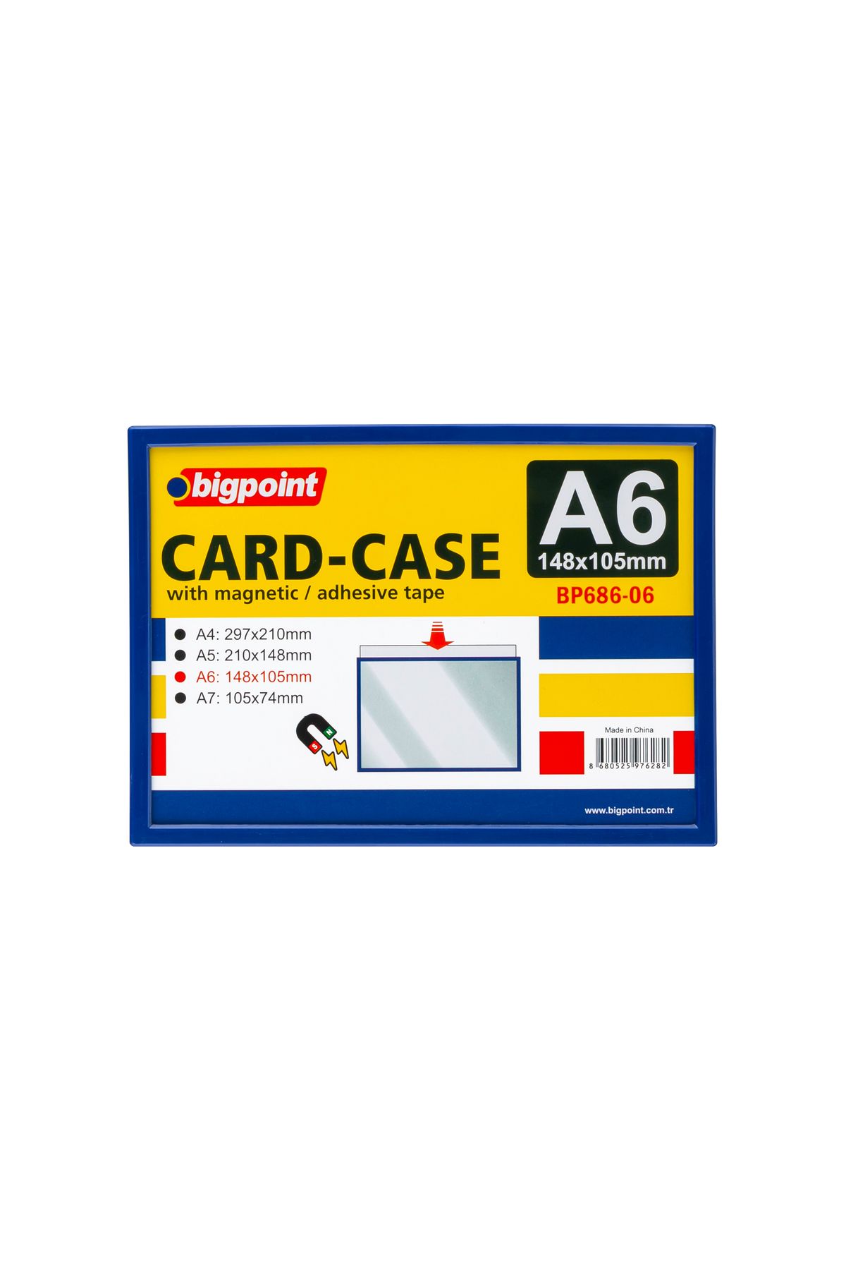 Bigpoint A6 Mıknatıslı(Magnetic) Afiş Muhafaza Kabı 10'lu Poşet