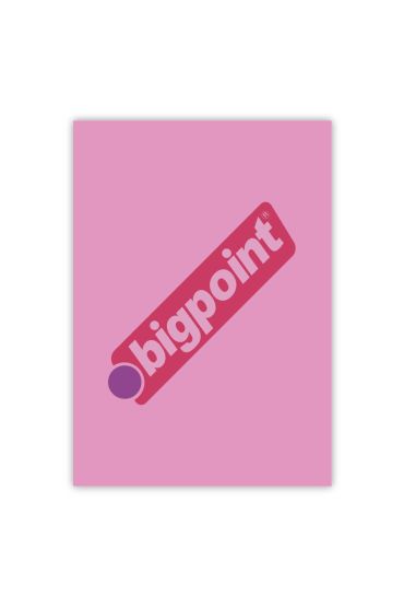 Bigpoint A4 Cilt Kapağı 150 Mikron Şeffaf Pembe 100'lü Paket