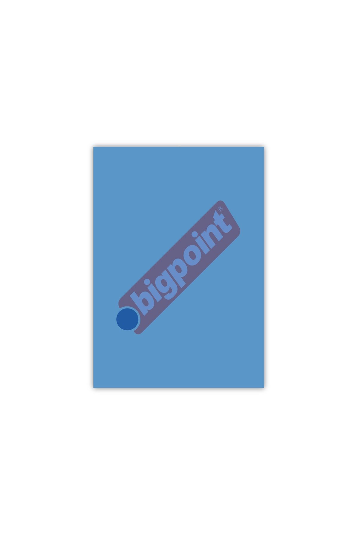 Bigpoint A4 Cilt Kapağı 150 Mikron Şeffaf Mavi 100'lü Paket