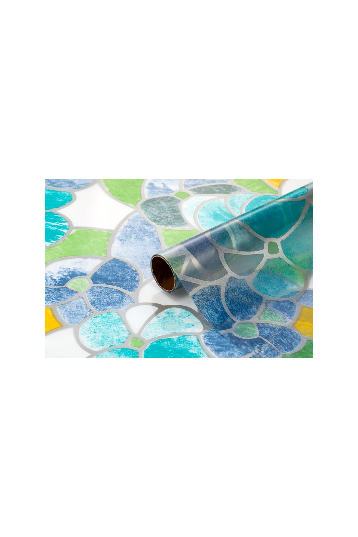 Bigpoint Yapışkanlı Folyo 2m Vitray Desen No:63 12'li Kutu