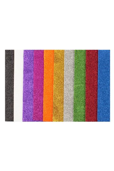 Bigpoint Simli Yapışkanlı Eva 50x70cm Karışık 10 Renk