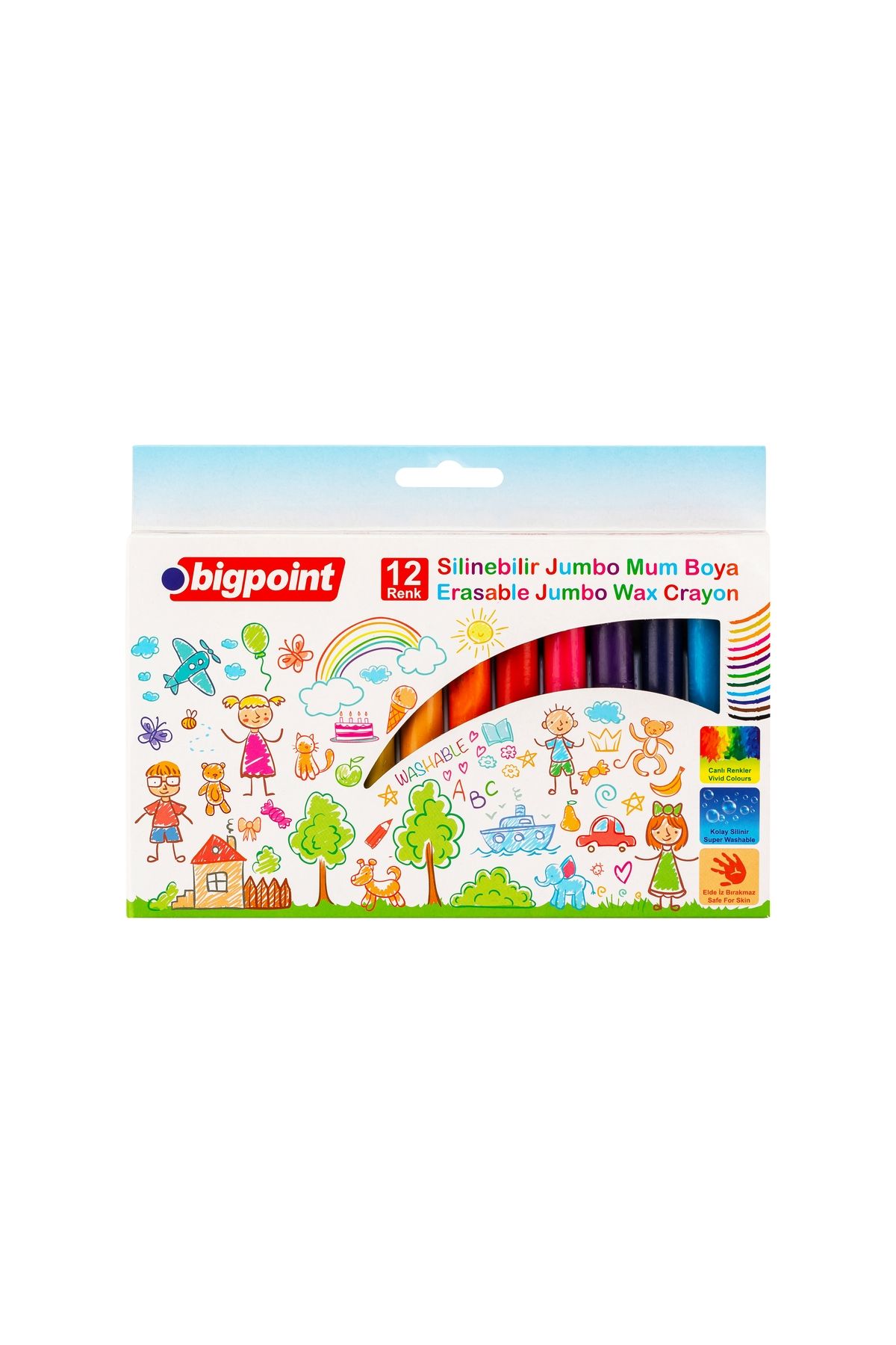 Bigpoint Jumbo Mum Boya(Silinebilir) 12 Renk