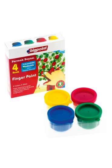 Bigpoint Parmak Boyası 4 Renk x 35 ml