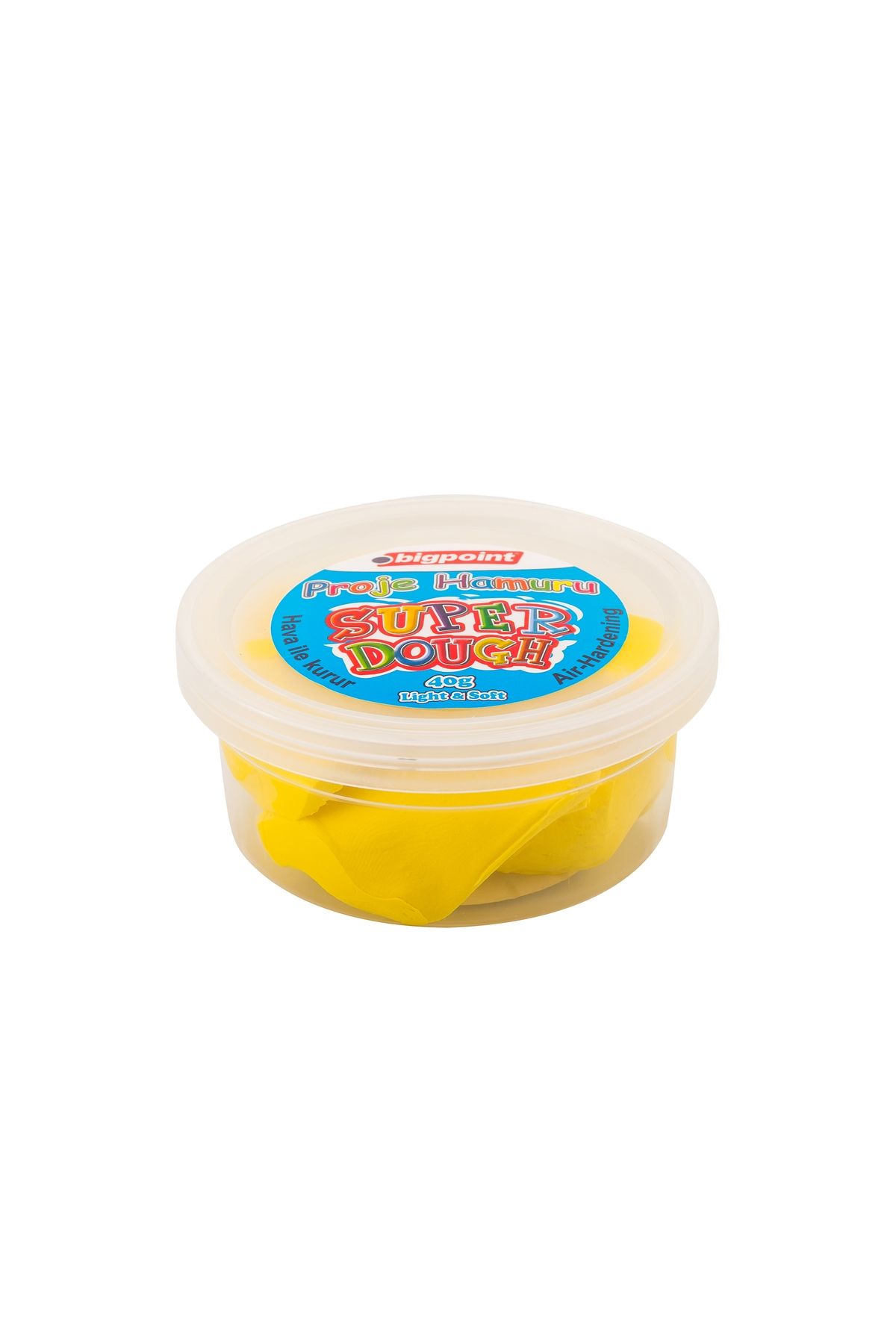 Bigpoint Proje Hamuru 40 Gram Sarı 12'li Stand