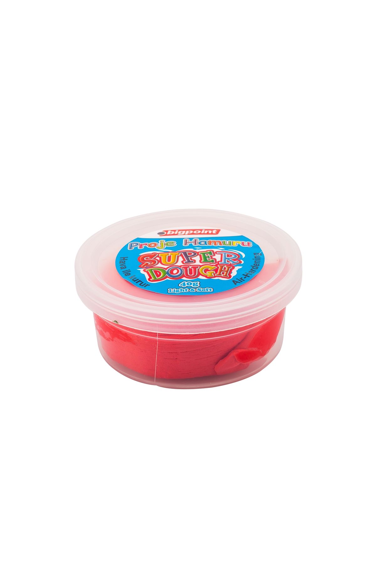 Bigpoint Proje Hamuru 40 Gram Kırmızı 12'li Stand