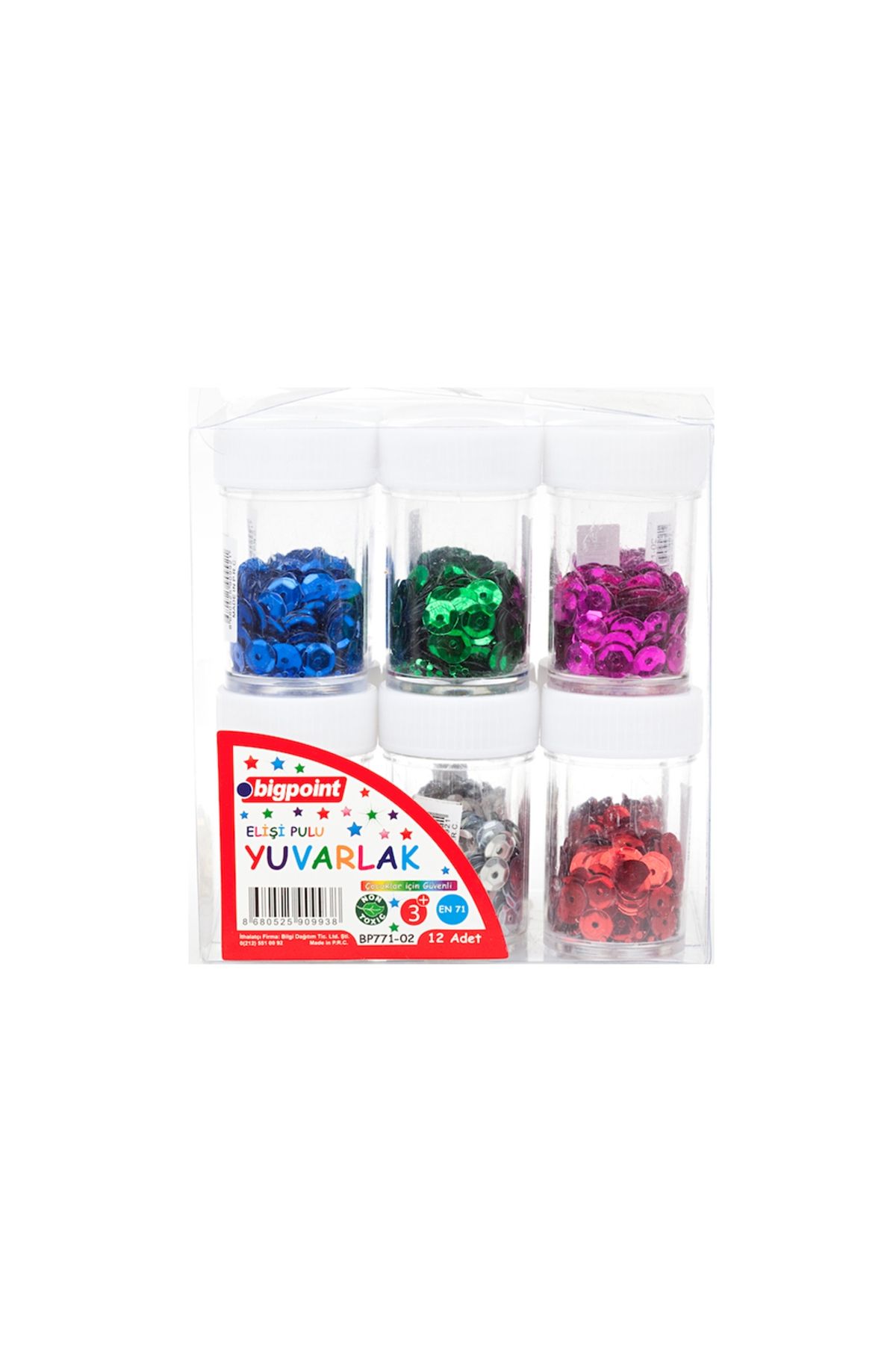 Bigpoint Elişi Pulu Yuvarlak 12'li Kutu