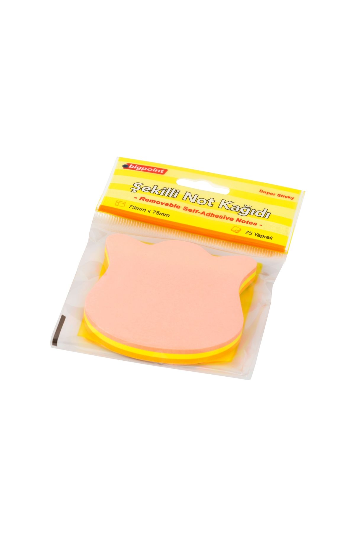 Bigpoint Şekilli Not Kağıdı Lale 75 Yaprak 12'li Paket