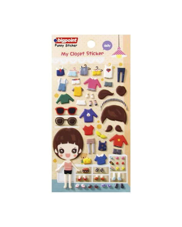 Bigpoint Sticker Kıyafet Giydir Daily 15'li Paket