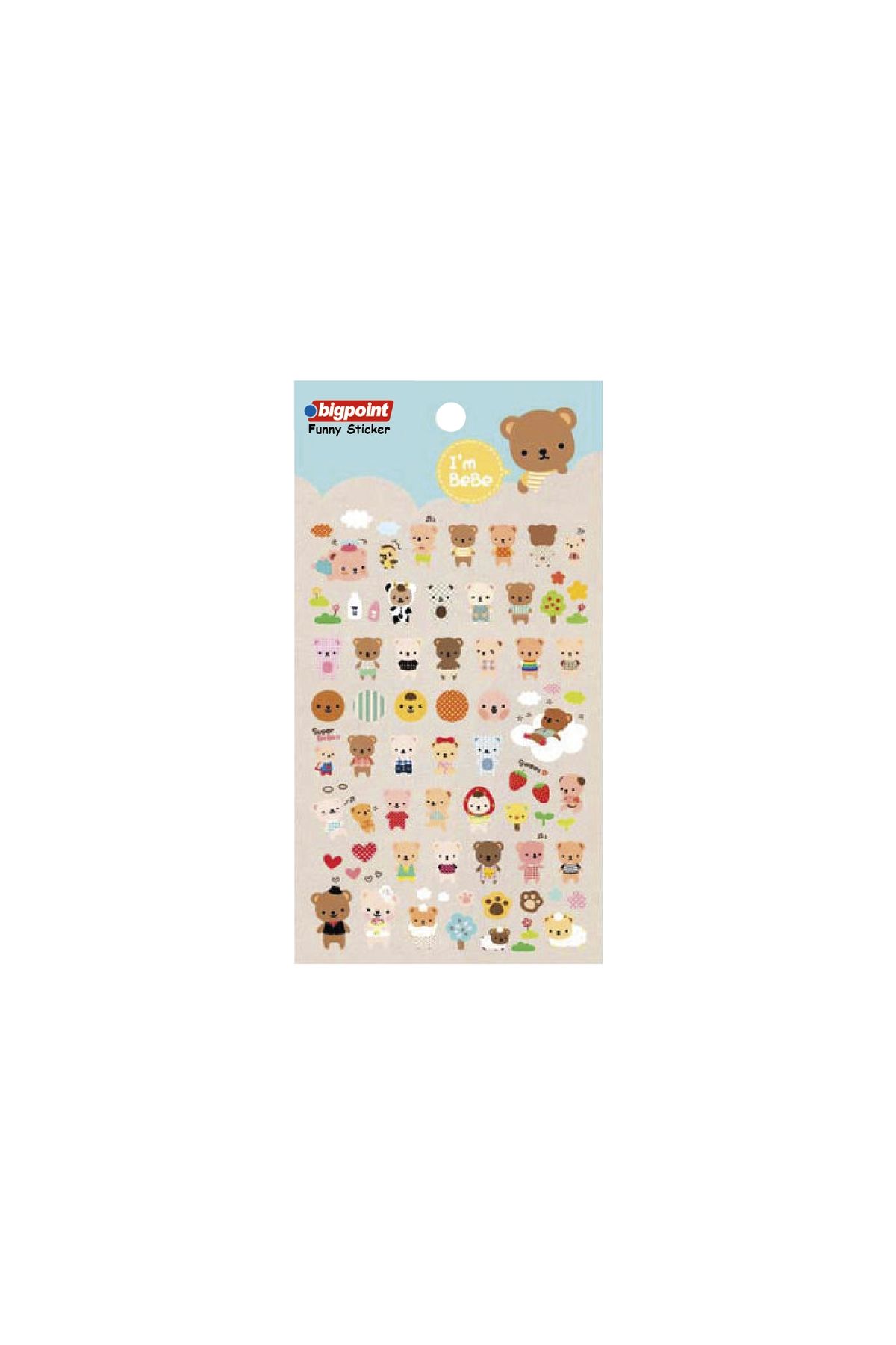 Bigpoint Sticker Ayıcıklar 15'li Paket
