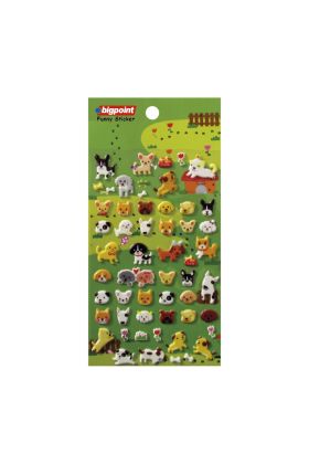 Bigpoint Sticker Köpekler 15'li Paket