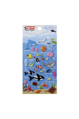 Bigpoint Sticker Deniz Hayvanları 15'li Paket