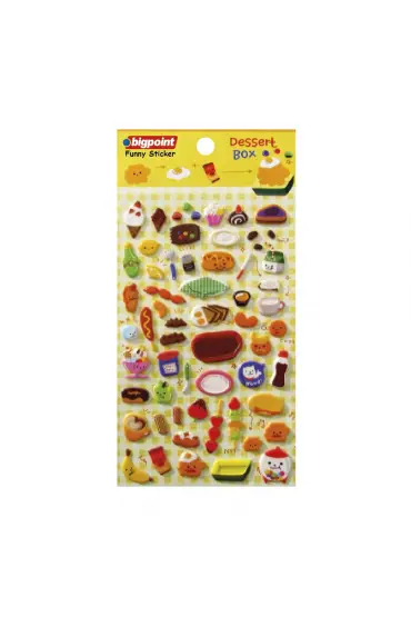 Bigpoint Sticker Karışık Yiyecekler 15'li Paket