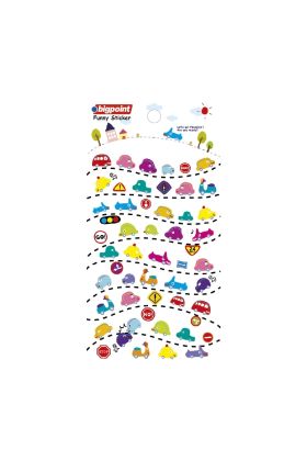 Bigpoint Sticker Kabartma Taşıtlar 15'li Paket