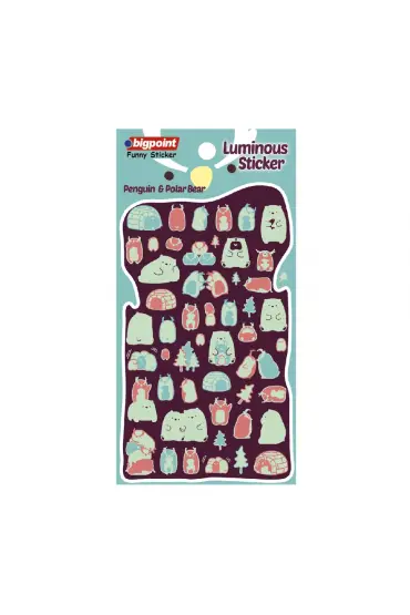 Bigpoint Sticker Penguenler ve Ayılar 15'li Paket