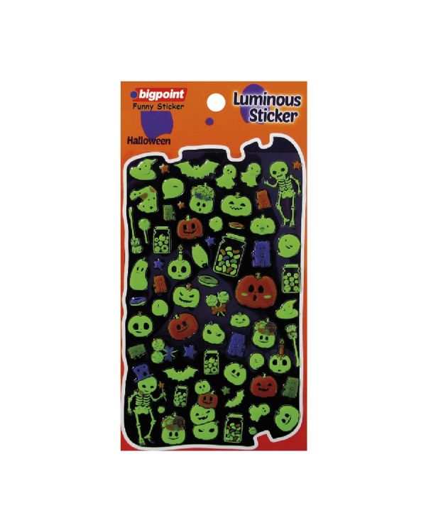 Bigpoint Sticker Fosforlu İskeletler ve Hayaletler 15'li Paket