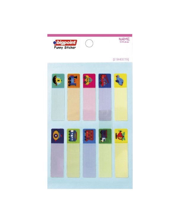 Bigpoint Sticker School Ulaşım Araçları 2 Yaprak 15'li Paket