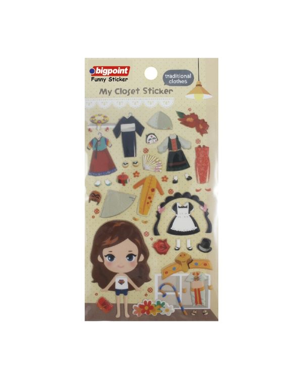 Bigpoint Sticker Kıyafet Setleri 15'li Paket