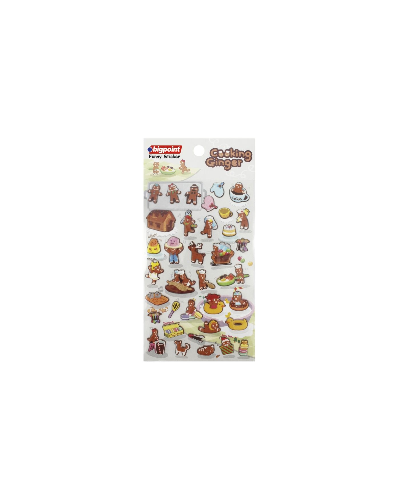 Bigpoint Sticker Zencefilli Kurabiye 15'li Paket