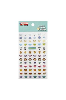 Bigpoint Sticker Hayvan Yüzleri 15'li Paket