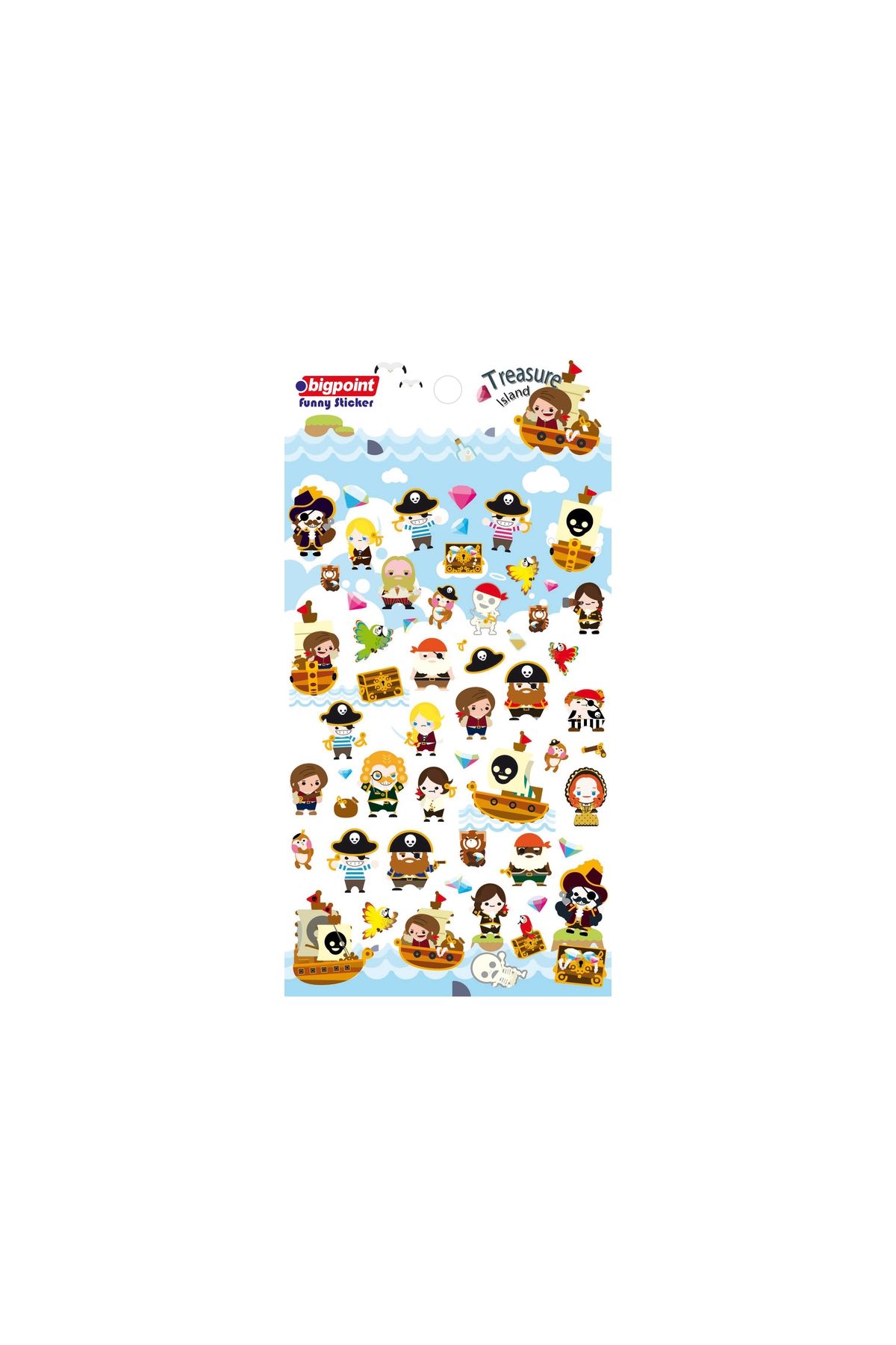 Bigpoint Sticker Korsanlar 15'li Paket