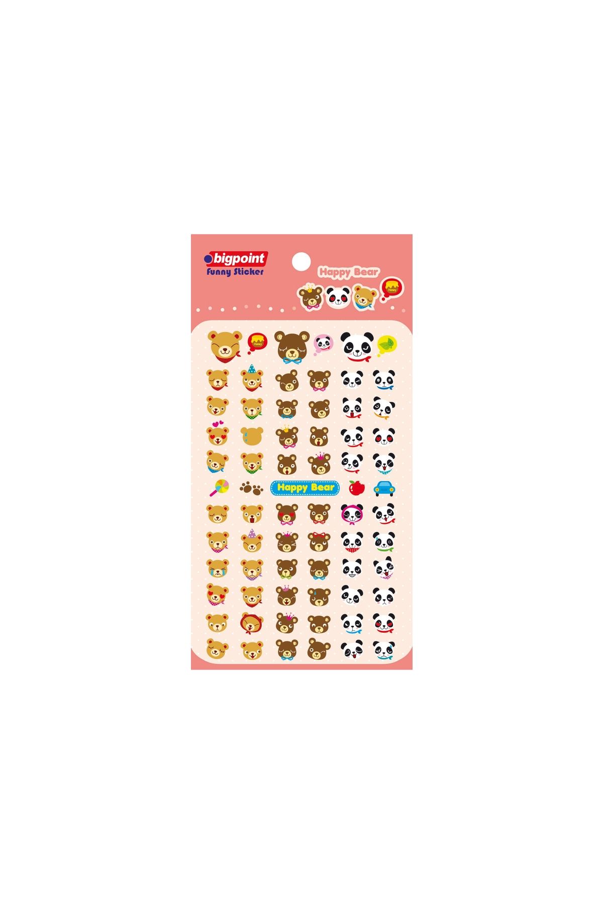 Bigpoint Sticker Mutlu Ayılar 15'li Paket