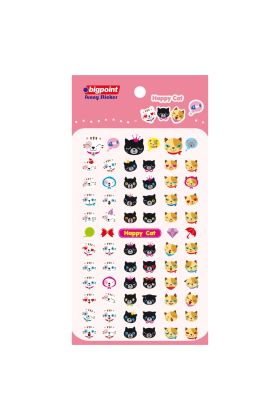 Bigpoint Sticker Mutlu Kediler 15'li Paket