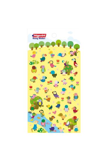 Bigpoint Sticker Papağanlar 15'li Paket
