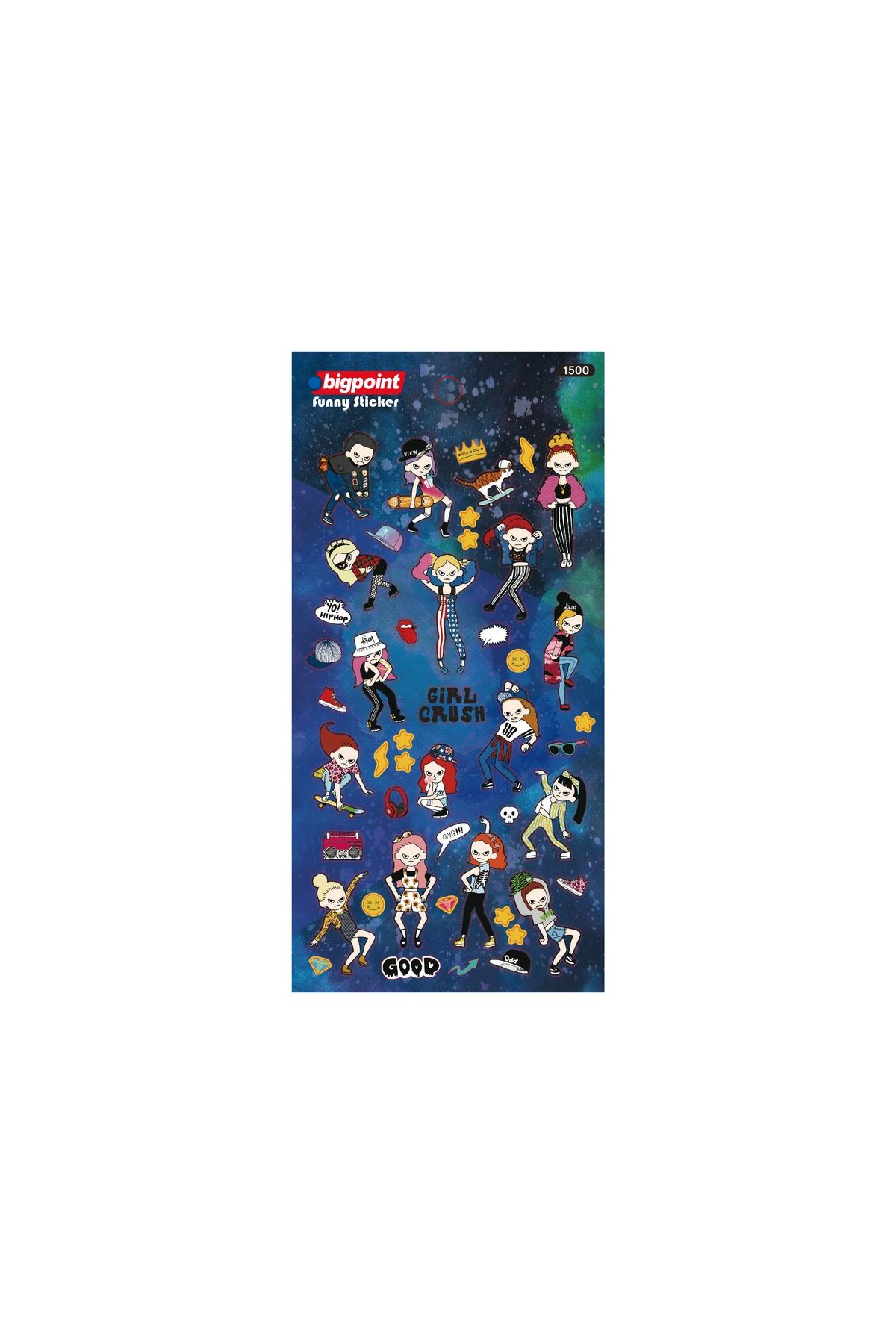 Bigpoint Sticker Çılgın Kızlar 15'li Paket