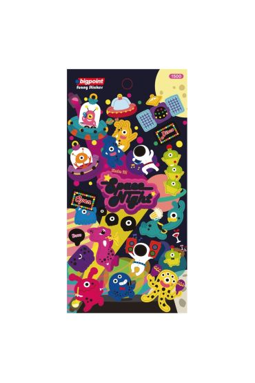 Bigpoint Sticker Uzay Gecesi 15'li Paket