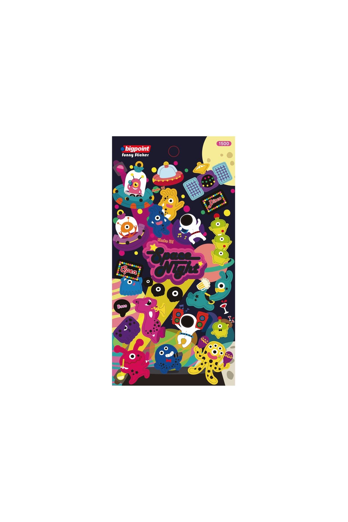Bigpoint Sticker Uzay Gecesi 15'li Paket